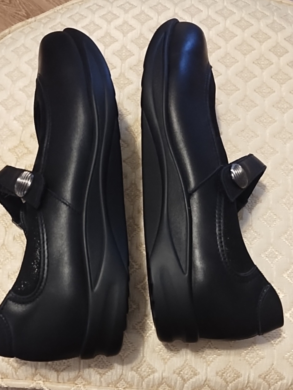 SAS Black Mary Jane Walking Shoe - Picture 6 of 10